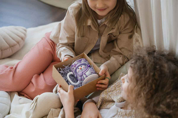 Julekopp - Blå snømann 3D