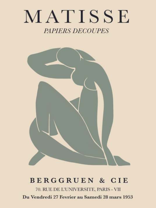 Matisse - Green Papiers Decoupés