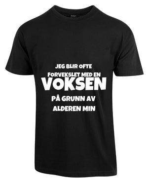 Forvekslet med en voksen - Tskjorte