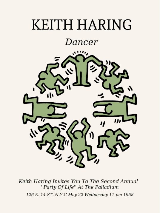 Keith Haring - Green Dancer
