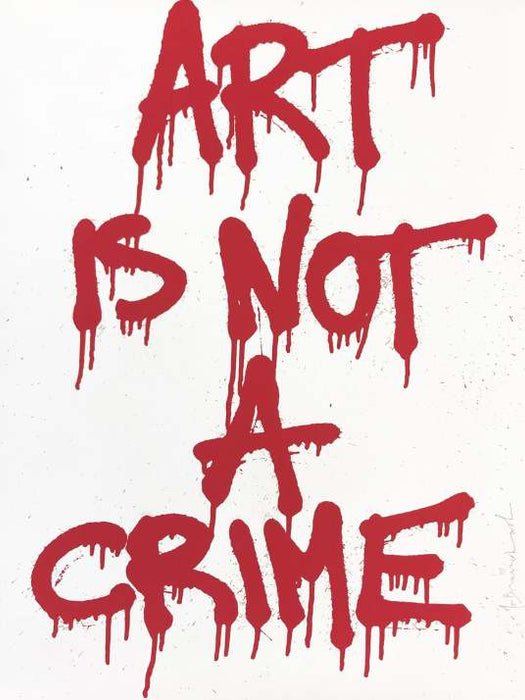Mr Brainwash - Banksy - Art Is Not A Crime