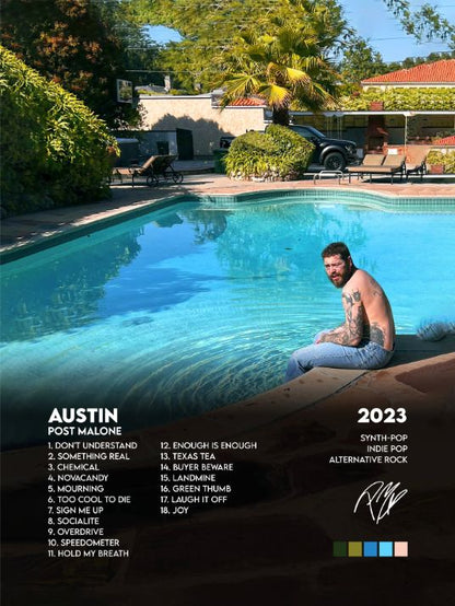Post Malone - Austin - Poster
