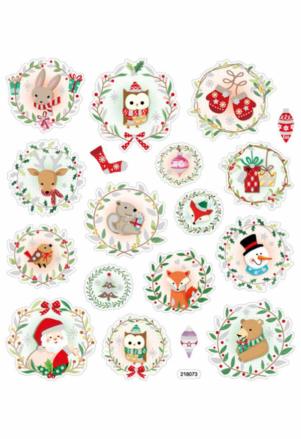 Diverse julemotiv - Klistremerker