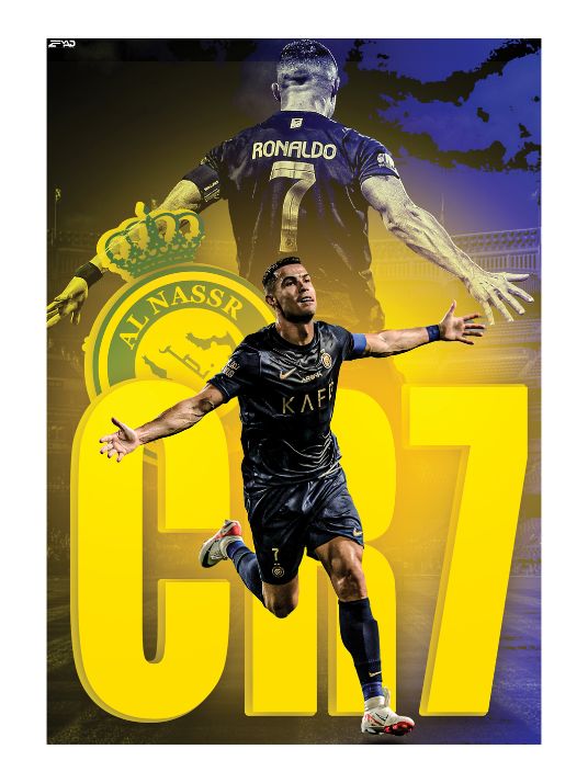 Ronaldo CR 7 - Plakat by Zeyad