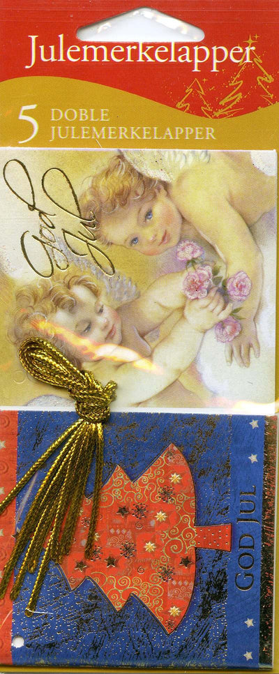 5 DOBLE JULEMERKELAPPER