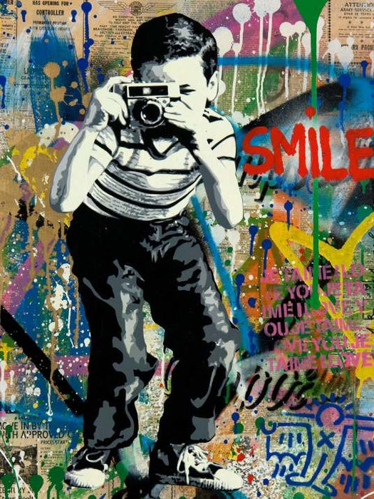 Mr Brainwash - Banksy - Smile