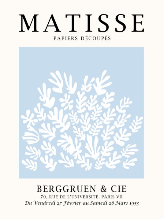 Matisse - Light Blue Berggruen & Cie
