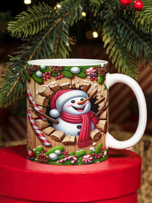 Julekopp - Snømann 3D 3