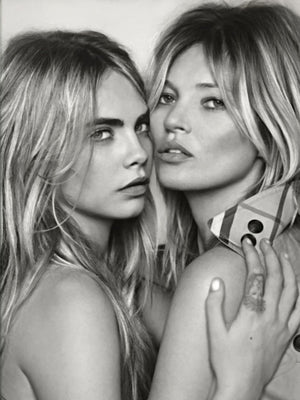 Kate Moss & Cara Delevingne Poster