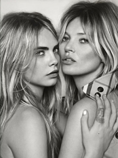 Kate Moss & Cara Delevingne Plakat