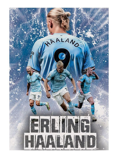 Erling Braut Haaland - Plakat by Zeyad