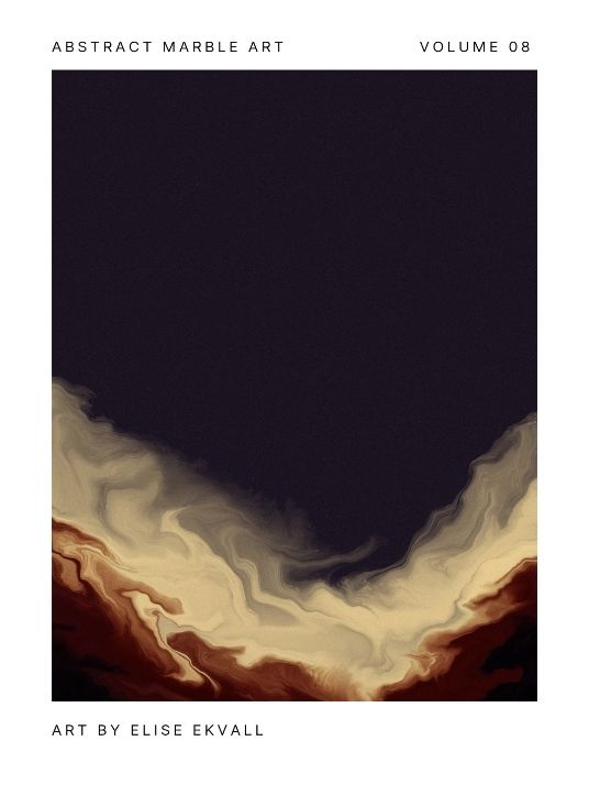 Abstract Marble Art - Vol 08 - By Elise Ekvall