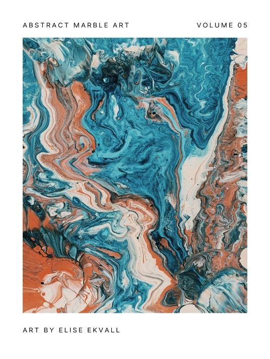 Abstract Marble Art - Vol 05 - By Elise Ekvall