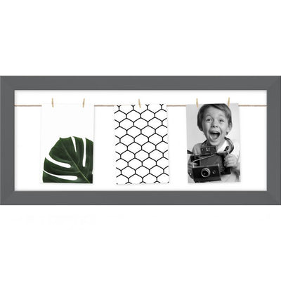 Fotogalleri ramme liten, grå