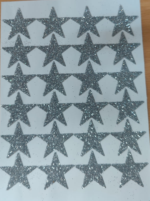 EKSKLUSIVE JULEKLISTREMERKER - SØLV STJERNER