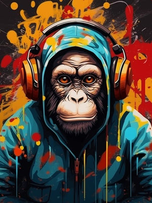 Monkey Hoodie - Gamingposter