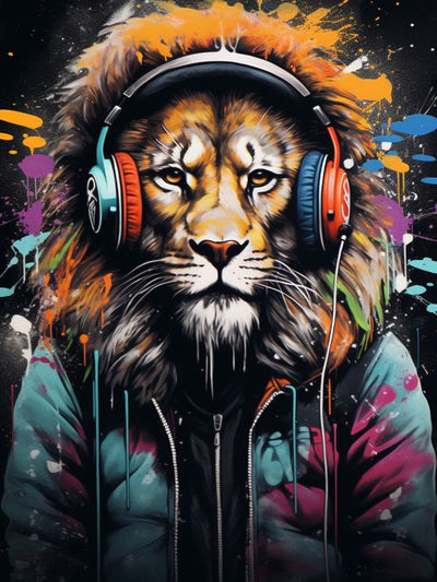 Lion Hoodie - Gamingposter