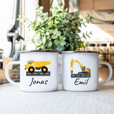 Kjøretøykopp til barn med eget navn