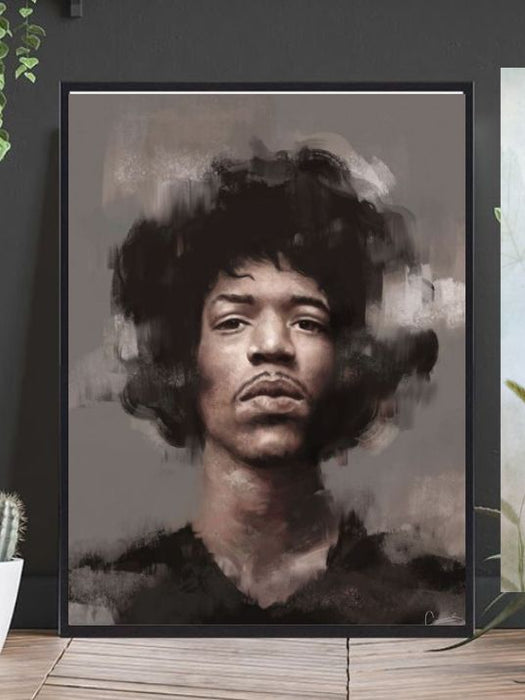 Jimi Hendrix tegning - poster