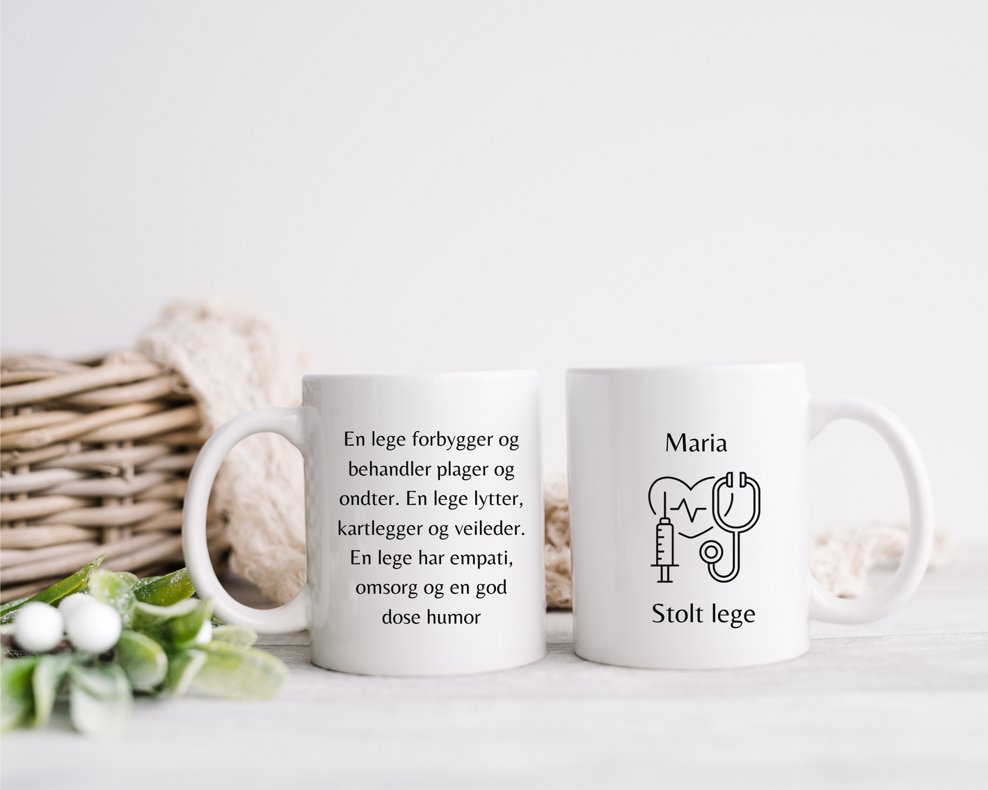 Krus til lege - med eget navn