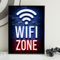 Neon Gamingplakat - WiFi Zone