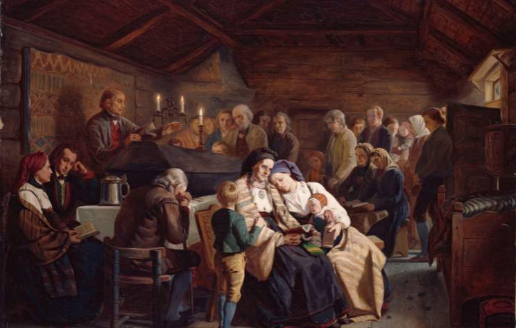 Gravøl av Adolph Tidemand
