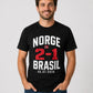 Norge slo Brasil 2–1 – Historisk supporter-T-skjorte