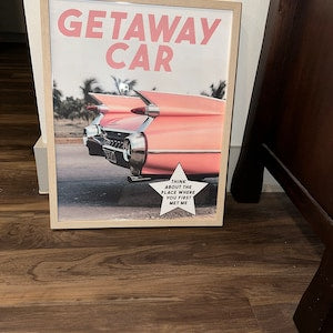 Taylor Swift - Getaway Car Retro Vintagetrykk