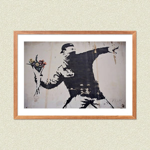 Banksy - Flower Thrower