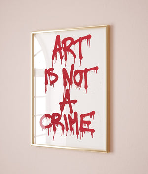 Mr Brainwash - Banksy - Art Is Not A Crime