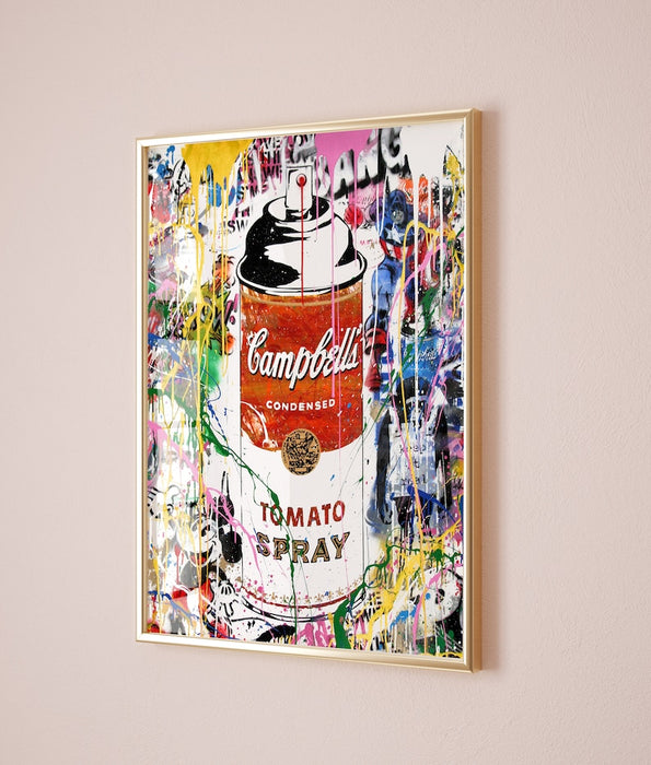 Mr Brainwash - Banksy - Tomato Spray
