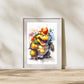 Plakat af Bowser