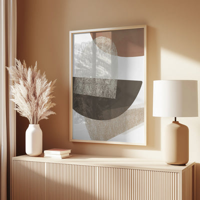 Earth Tone Geometric Art