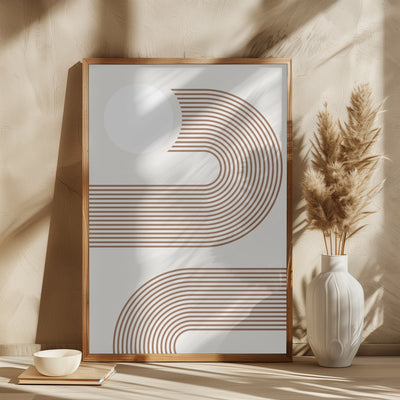 Beige Arc Poster No.2