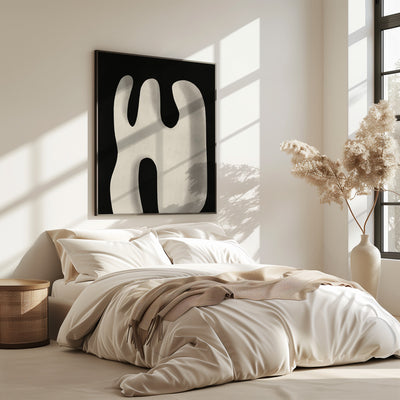 Abstract White Sculpture Scream