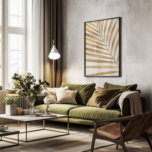 Gold Palm Leaf