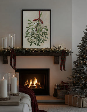 Mistletoe bouquet with bow