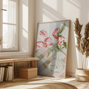 Tulipaner i en vase