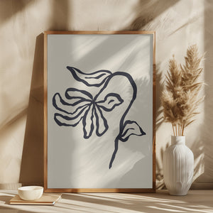 Sketchy Flower Poster 24