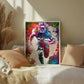 Sport American Football Player Art