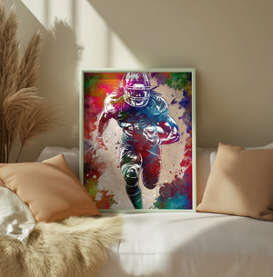 Sport American Football Player Art