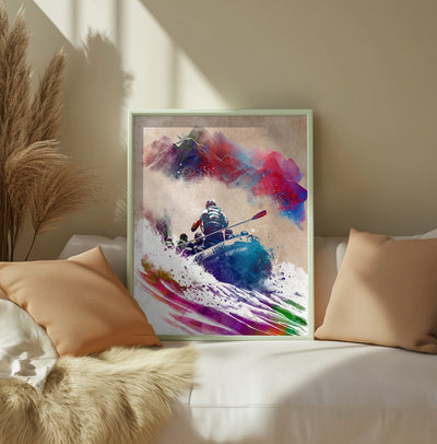 Sport Boats Rafting Art