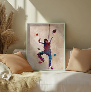 Sport Climber Art