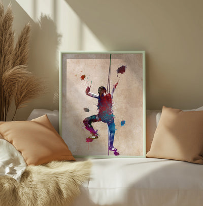 Sport Climber Art