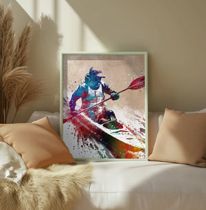 Sport Kayaking Art