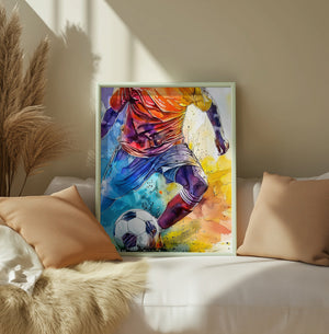 Sport Watercolor Football Player (2)