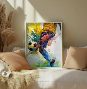 Sport Watercolor Football Player (3)