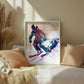 Sport Skiing art