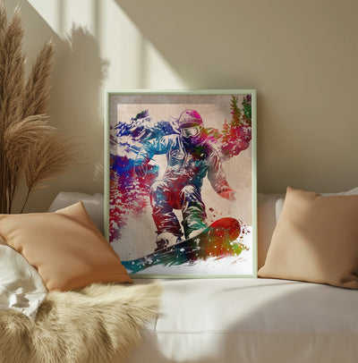 Sport Snowboard art 2