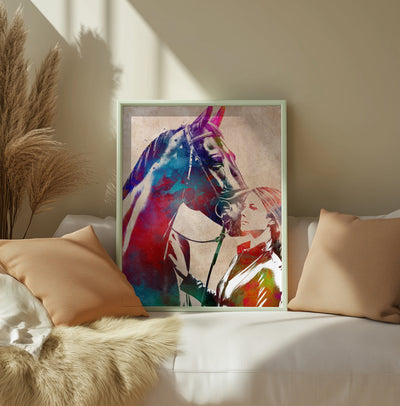 Horse Rider sport art